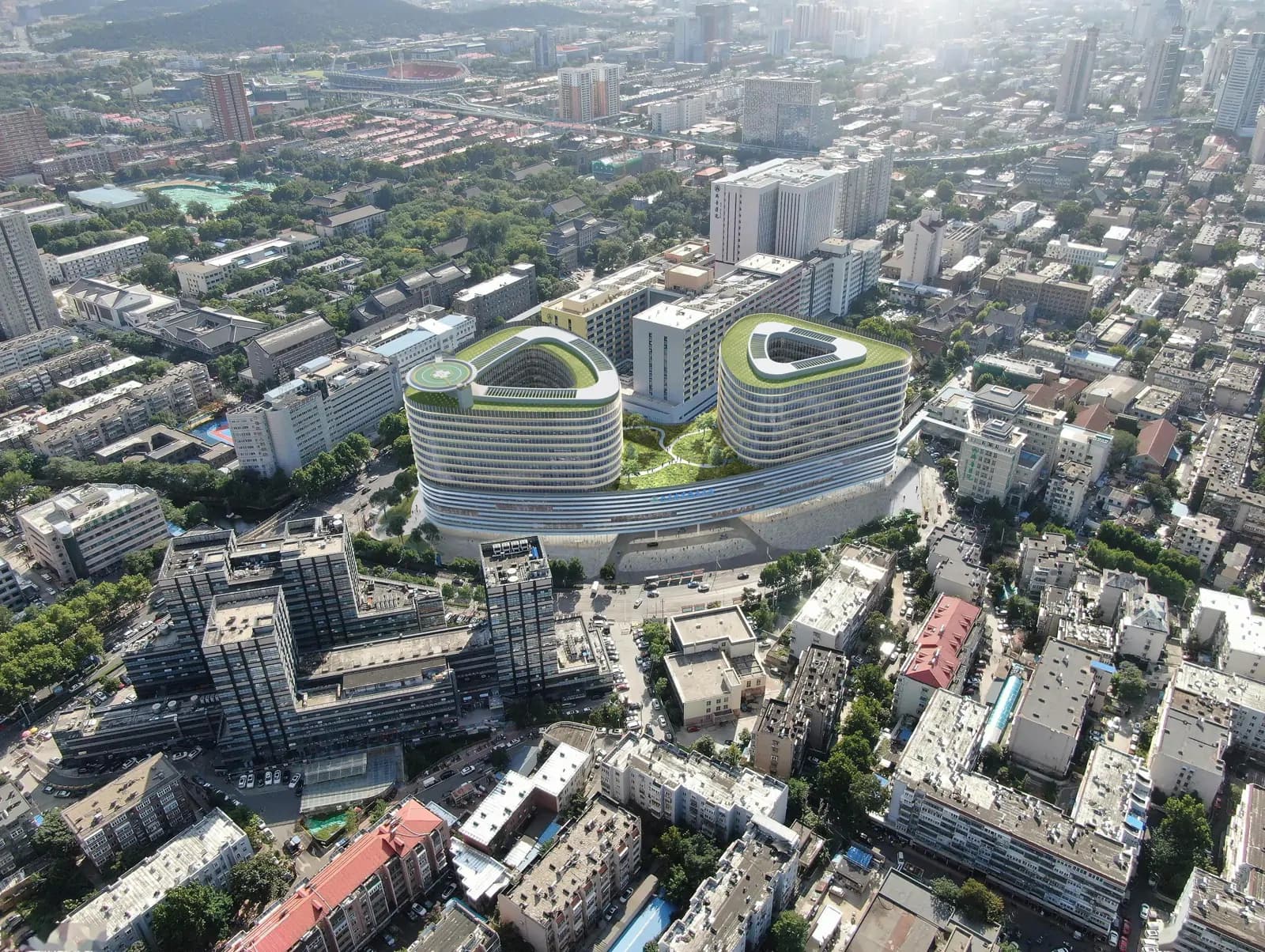 Qilu Hospital of Shandong University exterior