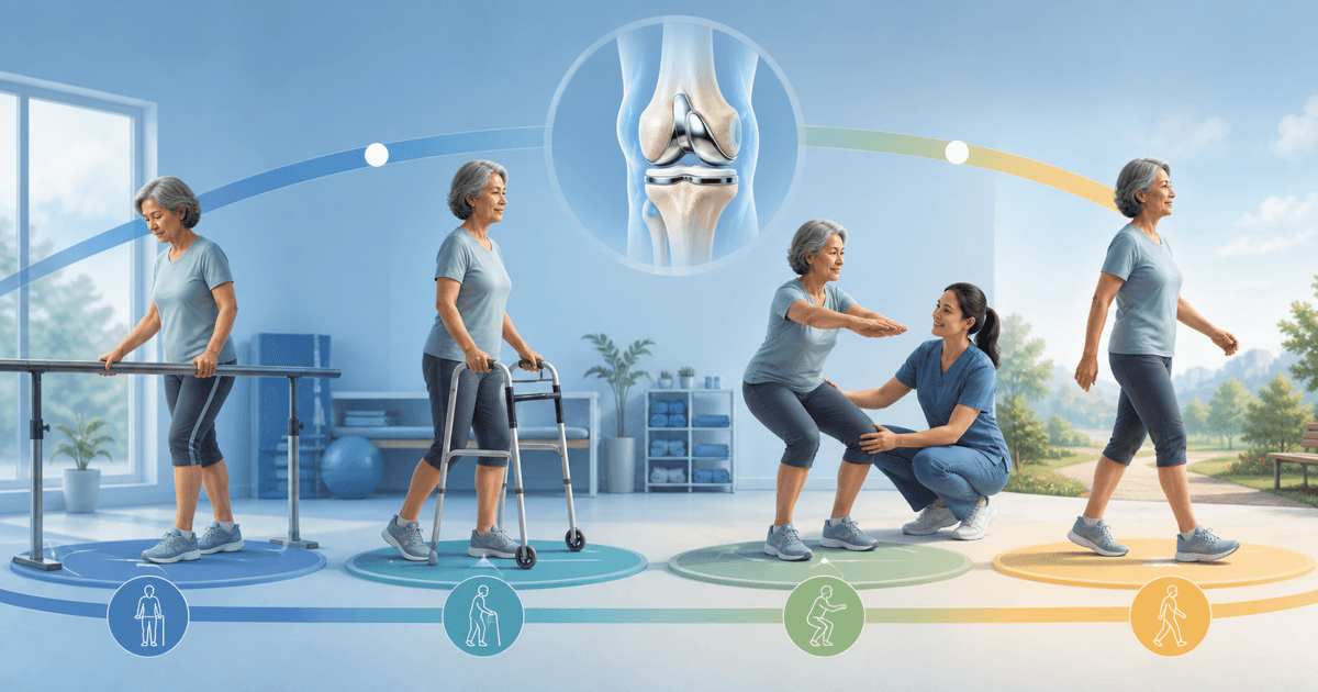 How long does knee replacement recovery take?